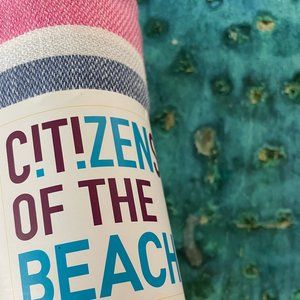 Sand Free Pink Blue 100% Turkish Cotton Beach Bath Towel - Citizens of the Beach